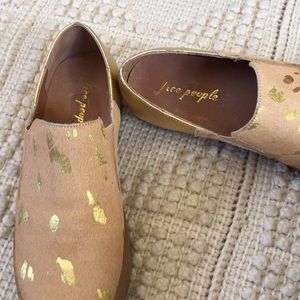 Free People Calf Skin Loafers